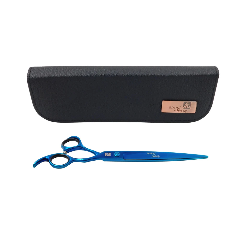 RNPK15BLS-8 TIJERA RECTA 8″ STRONG SCISSORS AZUL - Imagen 1