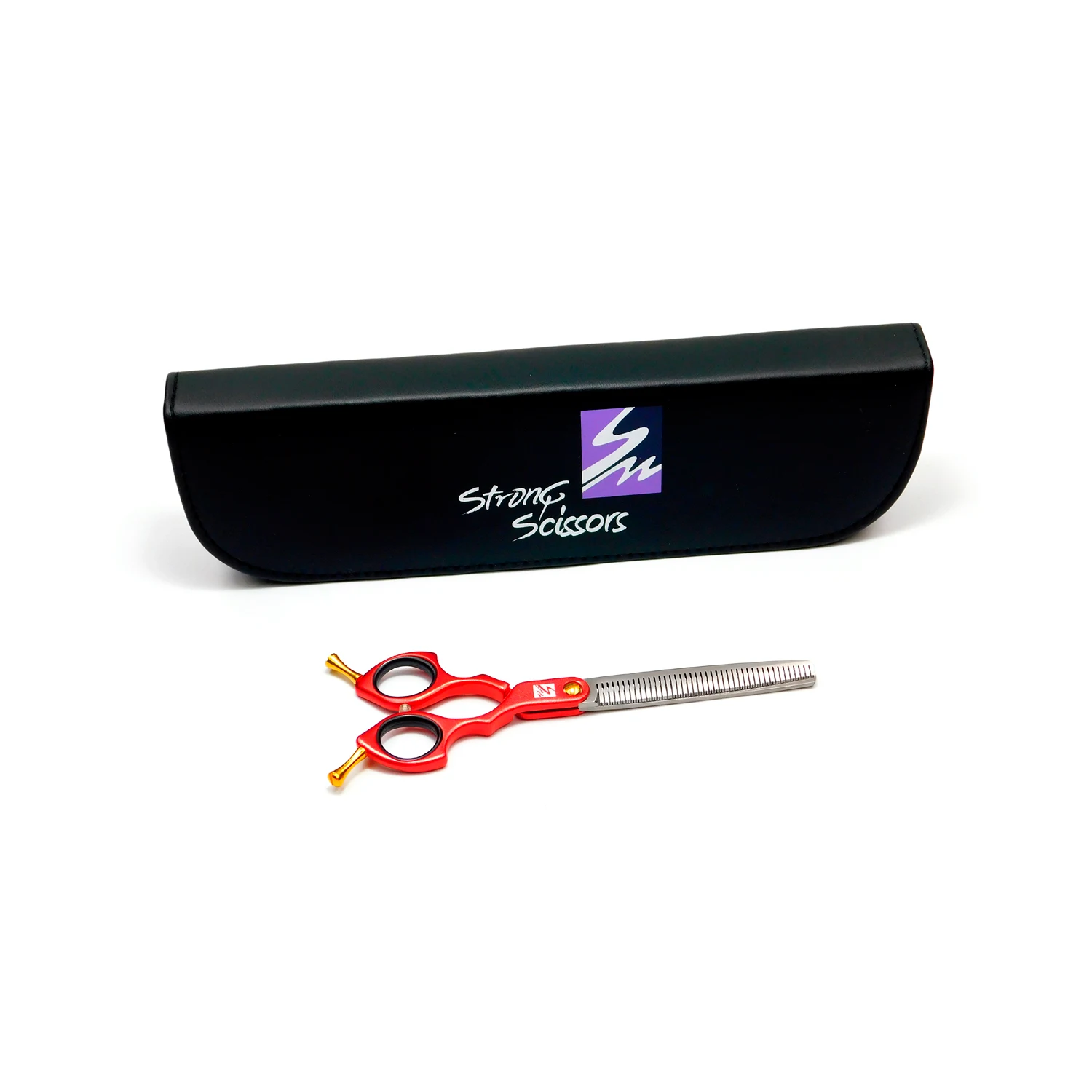 RNPK41RT-6.5 TIJERAS DE ENTRESACAR 6.5″ STRONG SCISSORS ROJA - Imagen 1