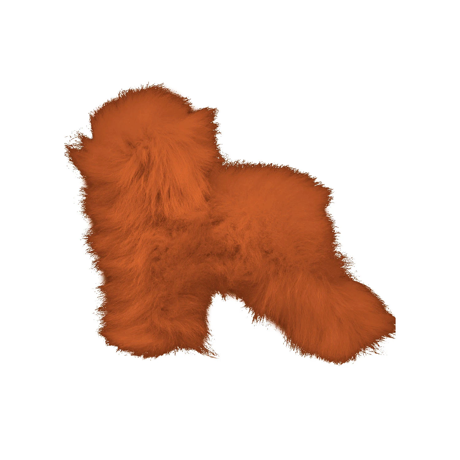 ST022B3 PELUCHE PELO LARGO CAFÉ MANIQUI OSITO - Imagen 1