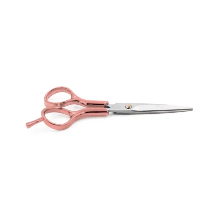 TIJERA MICRODENTADA METALIZADA 6″ STRONG SCISSORS ROSE GOLD