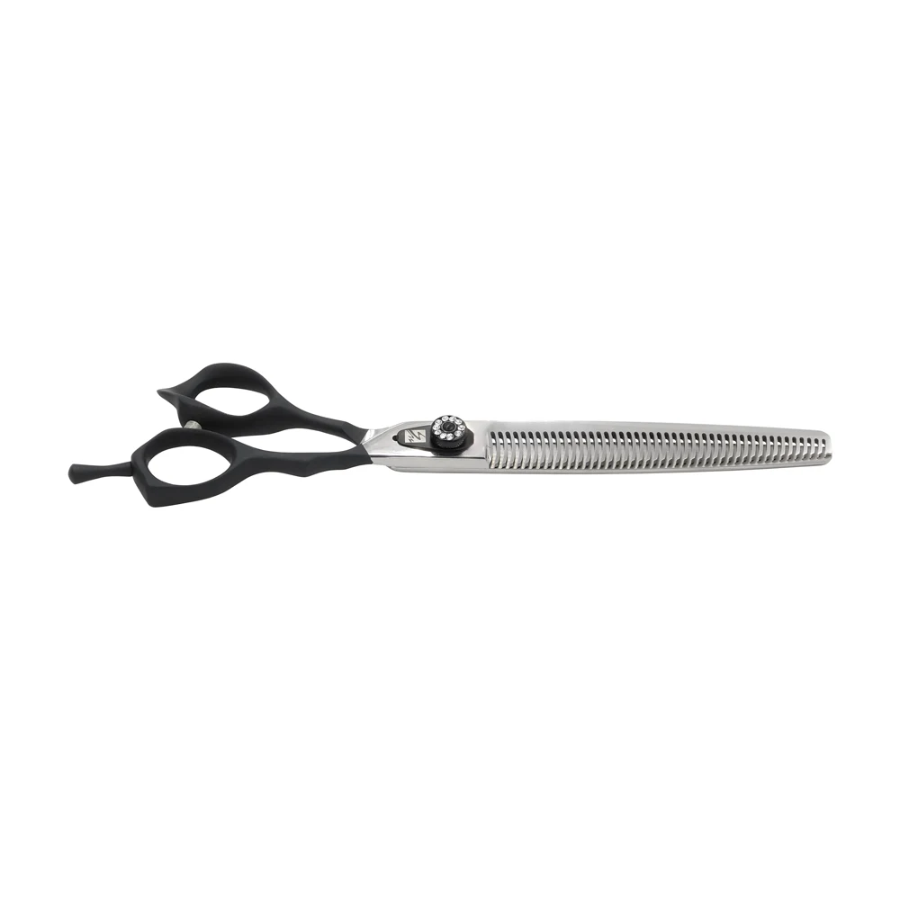 TYSMNPK16TE TIJERAS ENTRESACAR 7.5″ STRONG SCISSORS PLATEADA MANGO NEGRO - Imagen 1